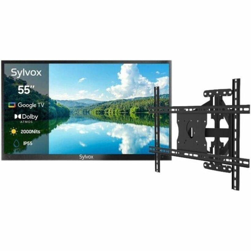 Alternate-Image1 Image for SYLVOX Pool Pro 2.0 OT55A2KHGF 55" Smart LED-LCD TV 2024 - 4K UHDTV - High Dynamic Range (HDR) - Black