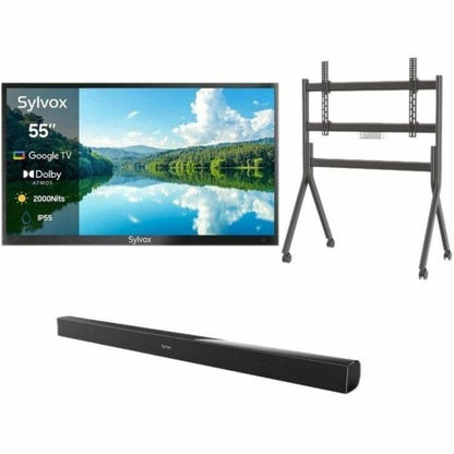 Alternate-Image10 Image for SYLVOX Pool Pro 2.0 OT55A2KHGF 55" Smart LED-LCD TV 2024 - 4K UHDTV - High Dynamic Range (HDR) - Black