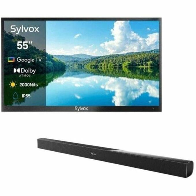 Alternate-Image4 Image for SYLVOX Pool Pro 2.0 OT55A2KHGF 55" Smart LED-LCD TV 2024 - 4K UHDTV - High Dynamic Range (HDR) - Black