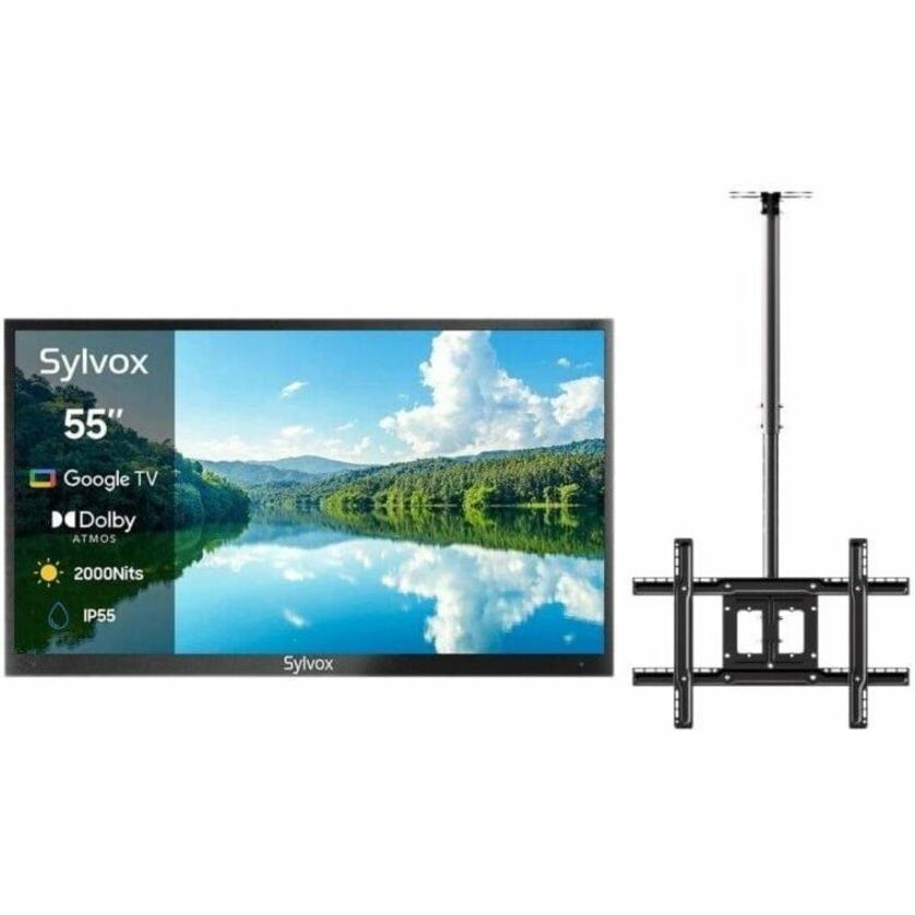 Alternate-Image5 Image for SYLVOX Pool Pro 2.0 OT55A2KHGF 55" Smart LED-LCD TV 2024 - 4K UHDTV - High Dynamic Range (HDR) - Black