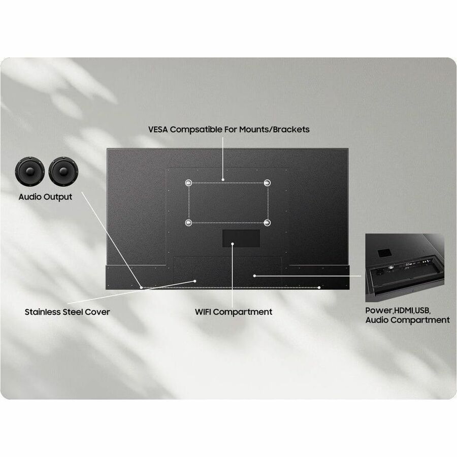 Alternate-Image3 Image for SYLVOX Pool Pro 2.0 OT75A2KHGF 75" Smart LED-LCD TV 2024 - 4K UHDTV - High Dynamic Range (HDR) - Black