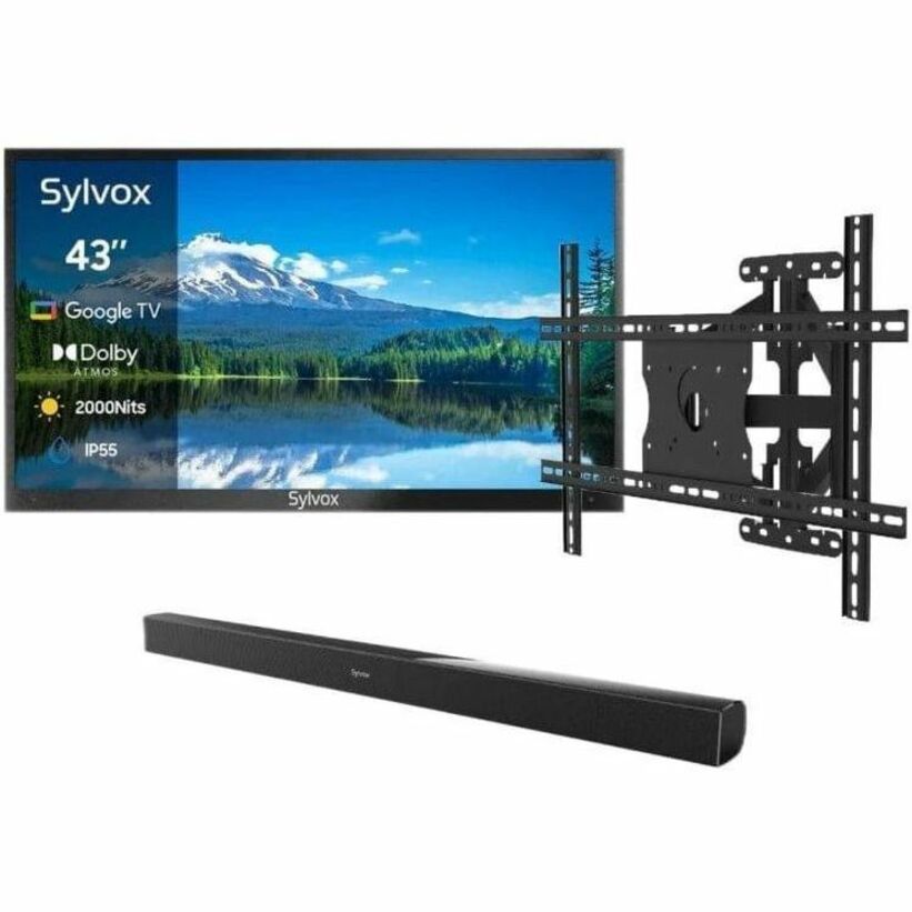 Alternate-Image3 Image for SYLVOX Pool Pro 2.0 OT43A2KHGF 43" Smart LED-LCD TV 2024 - 4K UHDTV - High Dynamic Range (HDR) - Black