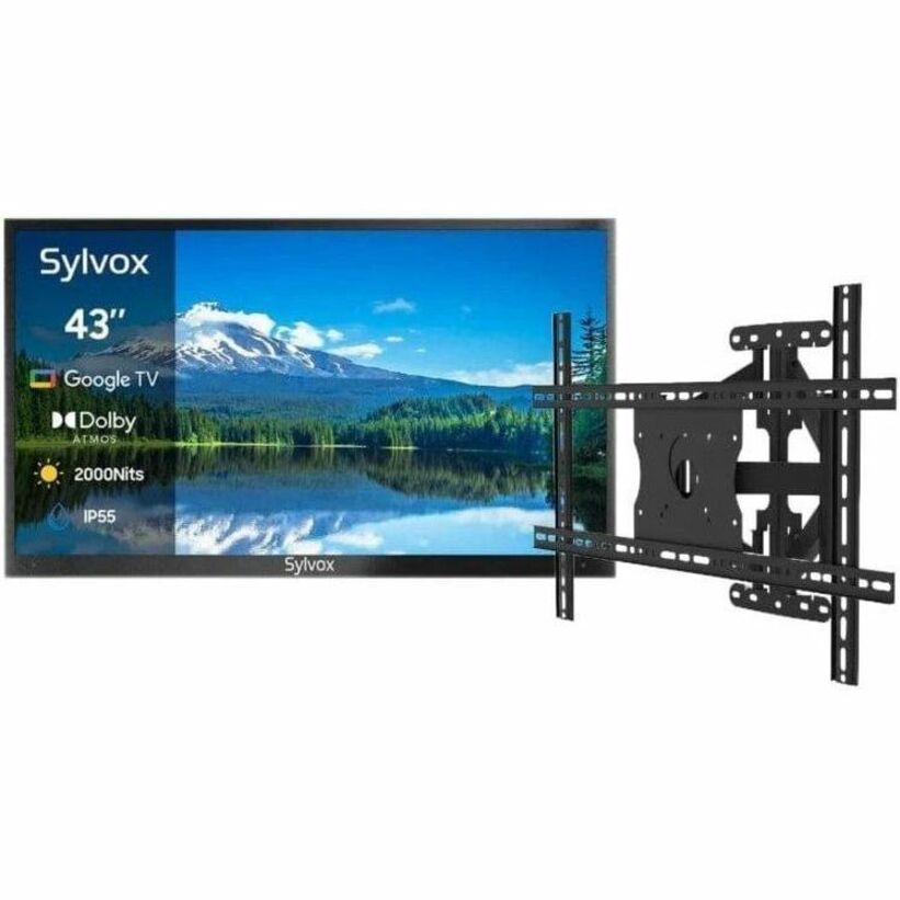 Alternate-Image2 Image for SYLVOX Pool Pro 2.0 OT43A2KHGF 43" Smart LED-LCD TV 2024 - 4K UHDTV - High Dynamic Range (HDR) - Black