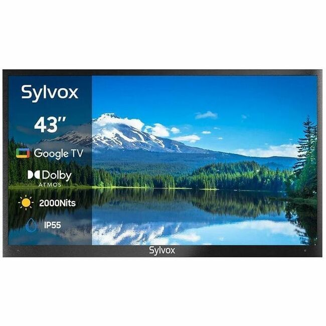 Main Image for SYLVOX Pool Pro 2.0 OT43A2KHGF 43" Smart LED-LCD TV 2024 - 4K UHDTV - High Dynamic Range (HDR) - Black