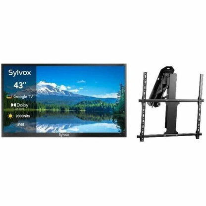 Alternate-Image8 Image for SYLVOX Pool Pro 2.0 OT43A2KHGF 43" Smart LED-LCD TV 2024 - 4K UHDTV - High Dynamic Range (HDR) - Black