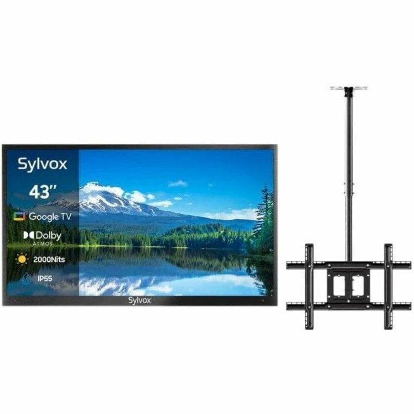 Alternate-Image6 Image for SYLVOX Pool Pro 2.0 OT43A2KHGF 43" Smart LED-LCD TV 2024 - 4K UHDTV - High Dynamic Range (HDR) - Black