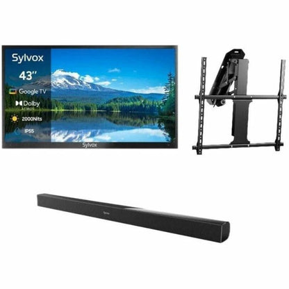 Alternate-Image7 Image for SYLVOX Pool Pro 2.0 OT43A2KHGF 43" Smart LED-LCD TV 2024 - 4K UHDTV - High Dynamic Range (HDR) - Black