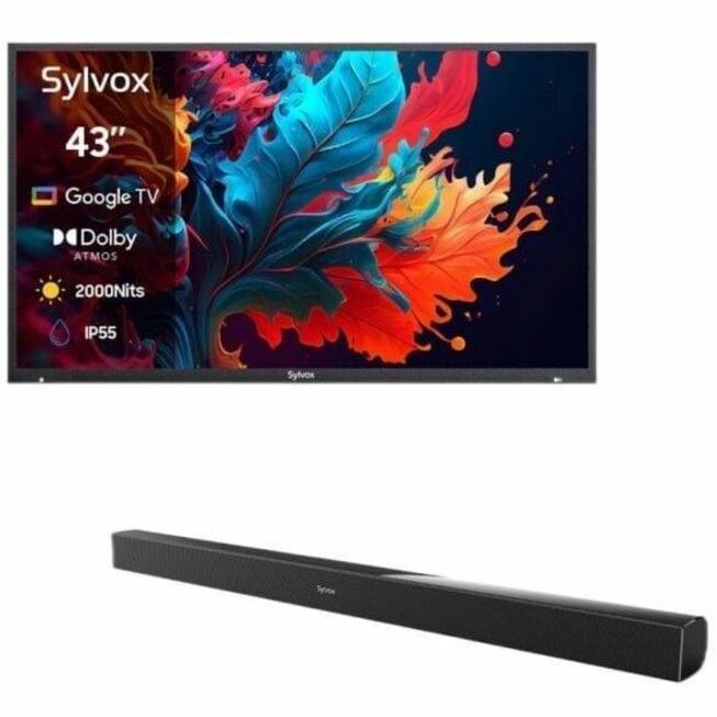 Alternate-Image5 Image for SYLVOX Pool Pro 2.0 OQ43A2KHGF 43" Smart LED-LCD TV 2024 - 4K UHDTV