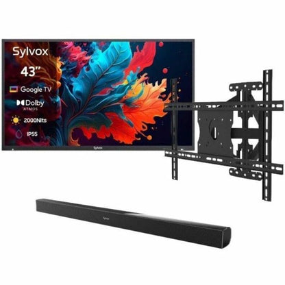 Alternate-Image4 Image for SYLVOX Pool Pro 2.0 OQ43A2KHGF 43" Smart LED-LCD TV 2024 - 4K UHDTV