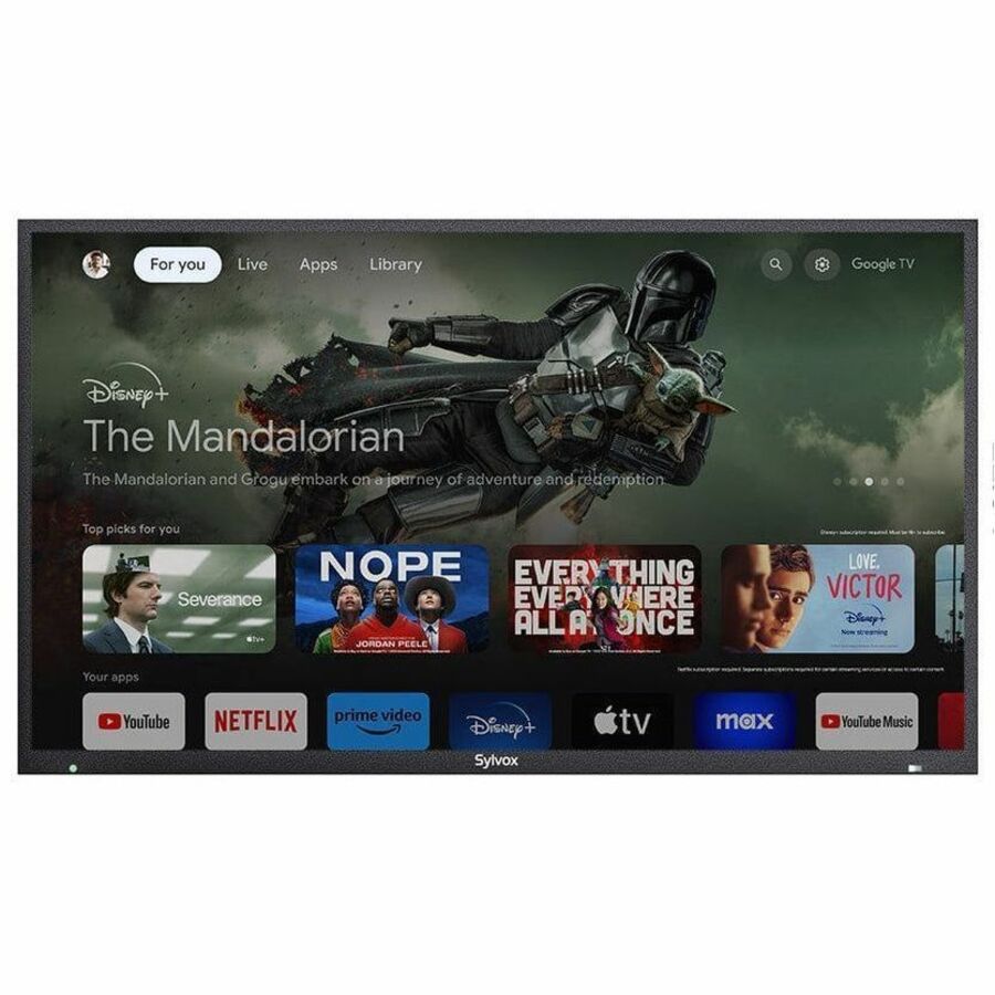 Front Image for SYLVOX Pool Pro 2.0 OQ43A2KHGF 43" Smart LED-LCD TV 2024 - 4K UHDTV