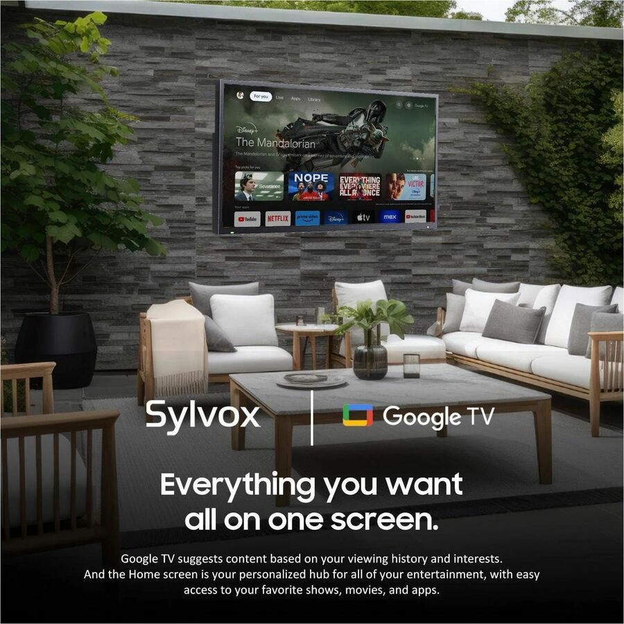 Alternate-Image2 Image for SYLVOX Deck Pro QLED 2.0 OQ75A2KHGD 75" Smart LED-LCD TV 2024 - 4K UHDTV - High Dynamic Range (HDR)