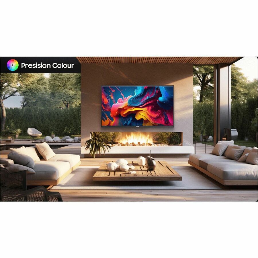 Life-Style Image for SYLVOX Deck Pro QLED 2.0 OQ75A2KHGD 75" Smart LED-LCD TV 2024 - 4K UHDTV - High Dynamic Range (HDR)