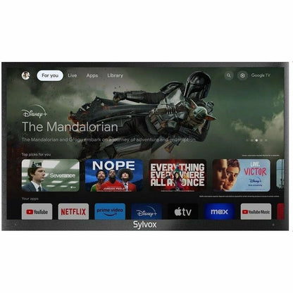 Front Image for SYLVOX Deck Pro QLED 2.0 OQ55A2KHGD 55" Smart LED-LCD TV 2024 - 4K UHDTV - High Dynamic Range (HDR)