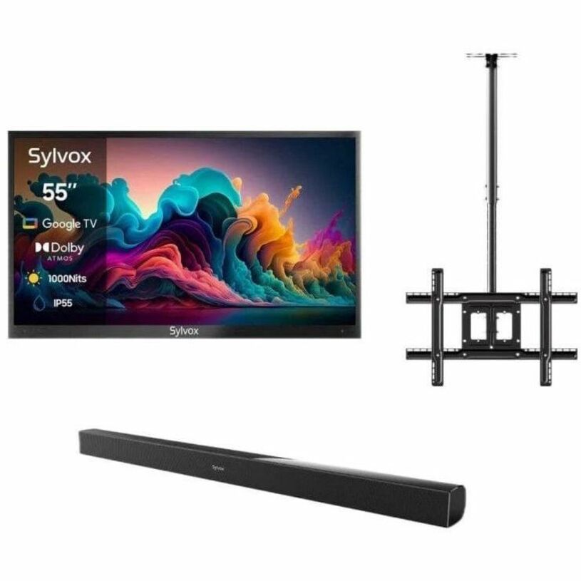 Alternate-Image8 Image for SYLVOX Deck Pro QLED 2.0 OQ55A2KHGD 55" Smart LED-LCD TV 2024 - 4K UHDTV - High Dynamic Range (HDR)