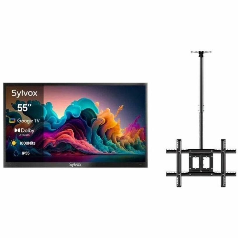 Alternate-Image9 Image for SYLVOX Deck Pro QLED 2.0 OQ55A2KHGD 55" Smart LED-LCD TV 2024 - 4K UHDTV - High Dynamic Range (HDR)
