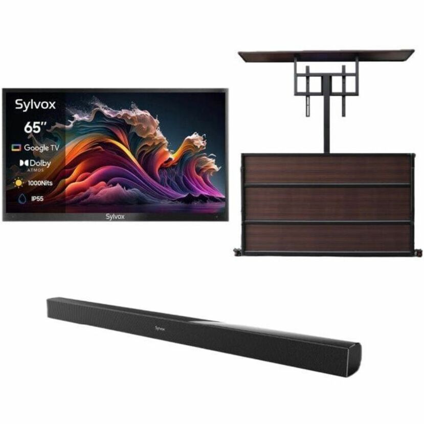 Alternate-Image7 Image for SYLVOX Deck Pro QLED 2.0 OQ65A2KHGD 65" Smart LED-LCD TV 2024 - 4K UHDTV - High Dynamic Range (HDR)