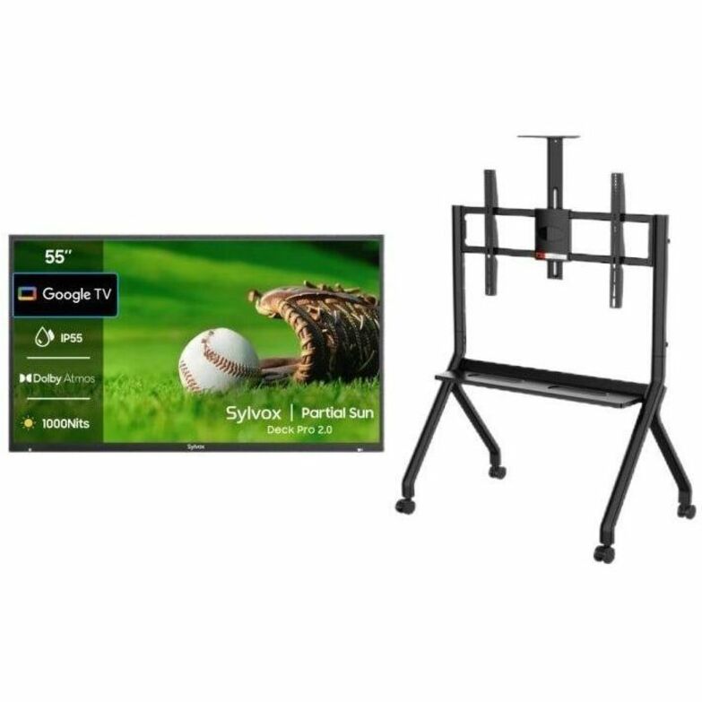 Alternate-Image10 Image for SYLVOX Deck Pro 2.0 OT55A2KHGD 55" Smart LED-LCD TV 2024 - 4K UHDTV - High Dynamic Range (HDR) - Black