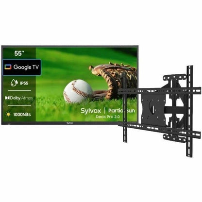 Alternate-Image3 Image for SYLVOX Deck Pro 2.0 OT55A2KHGD 55" Smart LED-LCD TV 2024 - 4K UHDTV - High Dynamic Range (HDR) - Black