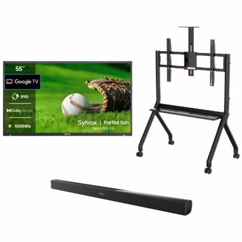Alternate-Image9 Image for SYLVOX Deck Pro 2.0 OT55A2KHGD 55" Smart LED-LCD TV 2024 - 4K UHDTV - High Dynamic Range (HDR) - Black