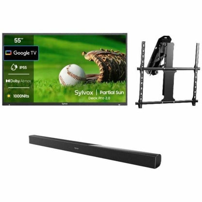 Alternate-Image8 Image for SYLVOX Deck Pro 2.0 OT55A2KHGD 55" Smart LED-LCD TV 2024 - 4K UHDTV - High Dynamic Range (HDR) - Black