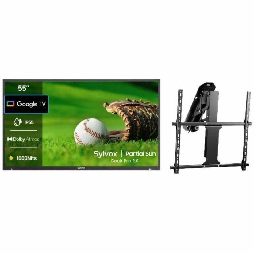 Alternate-Image7 Image for SYLVOX Deck Pro 2.0 OT55A2KHGD 55" Smart LED-LCD TV 2024 - 4K UHDTV - High Dynamic Range (HDR) - Black