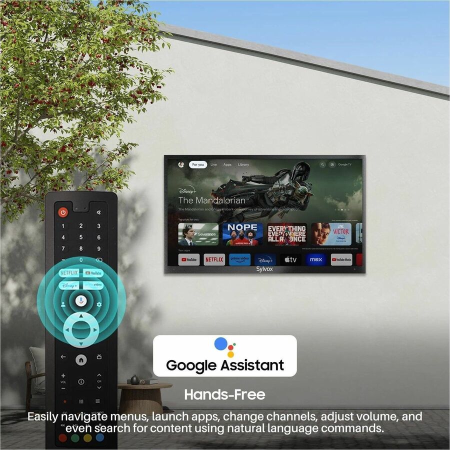 Alternate-Image1 Image for SYLVOX Deck Pro 2.0 OT55A2KHGD 55" Smart LED-LCD TV 2024 - 4K UHDTV - High Dynamic Range (HDR) - Black