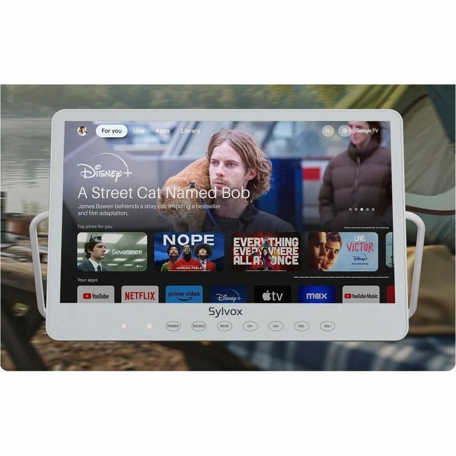Alternate-Image8 Image for SYLVOX PT16A0KGGB 15.6" Smart LED-LCD TV 2024 - 4K UHDTV - White