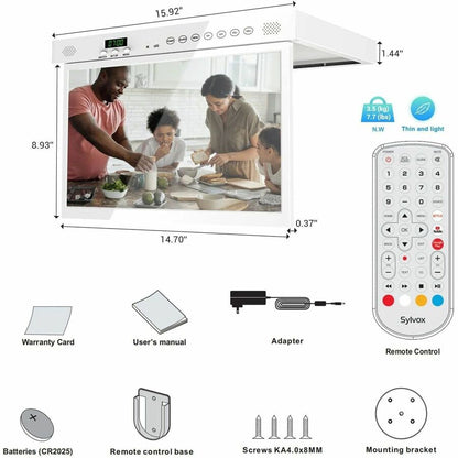 Alternate-Image1 Image for SYLVOX KT16A0KGGA 15.6" Smart LED-LCD TV - HDTV - White