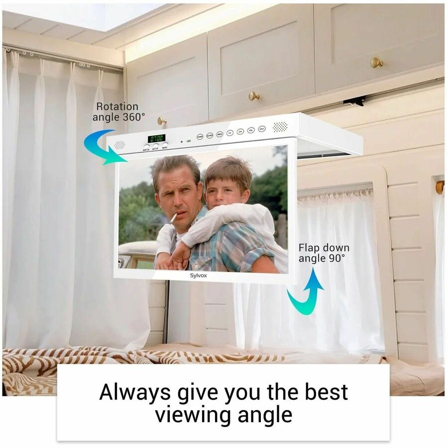 Alternate-Image8 Image for SYLVOX KT16A0KGGA 15.6" Smart LED-LCD TV - HDTV - White
