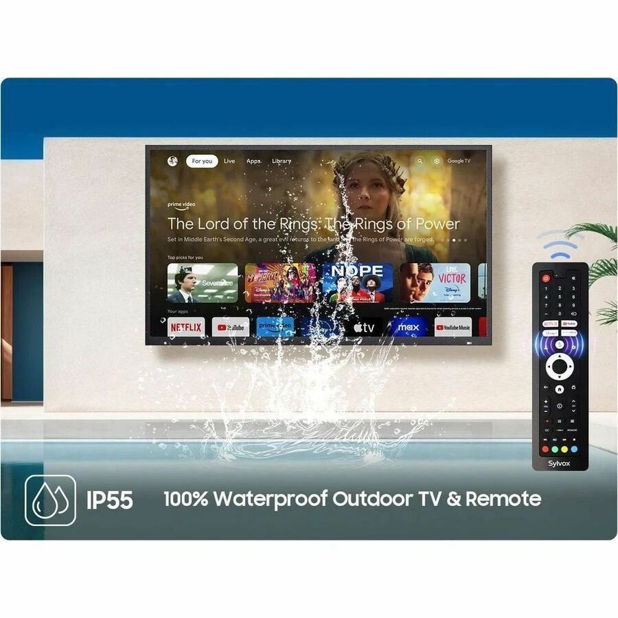 Alternate-Image5 Image for SYLVOX Full Sun OQ75A2KHGF 75" Smart LED-LCD TV 2024 - 4K UHDTV - High Dynamic Range (HDR)