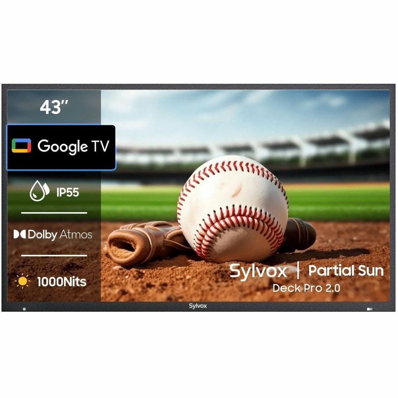 Main Image for SYLVOX Deck Pro 2.0 OT43A2KHGD 43" Smart LED-LCD TV 2024 - 4K UHDTV - High Dynamic Range (HDR) - Black