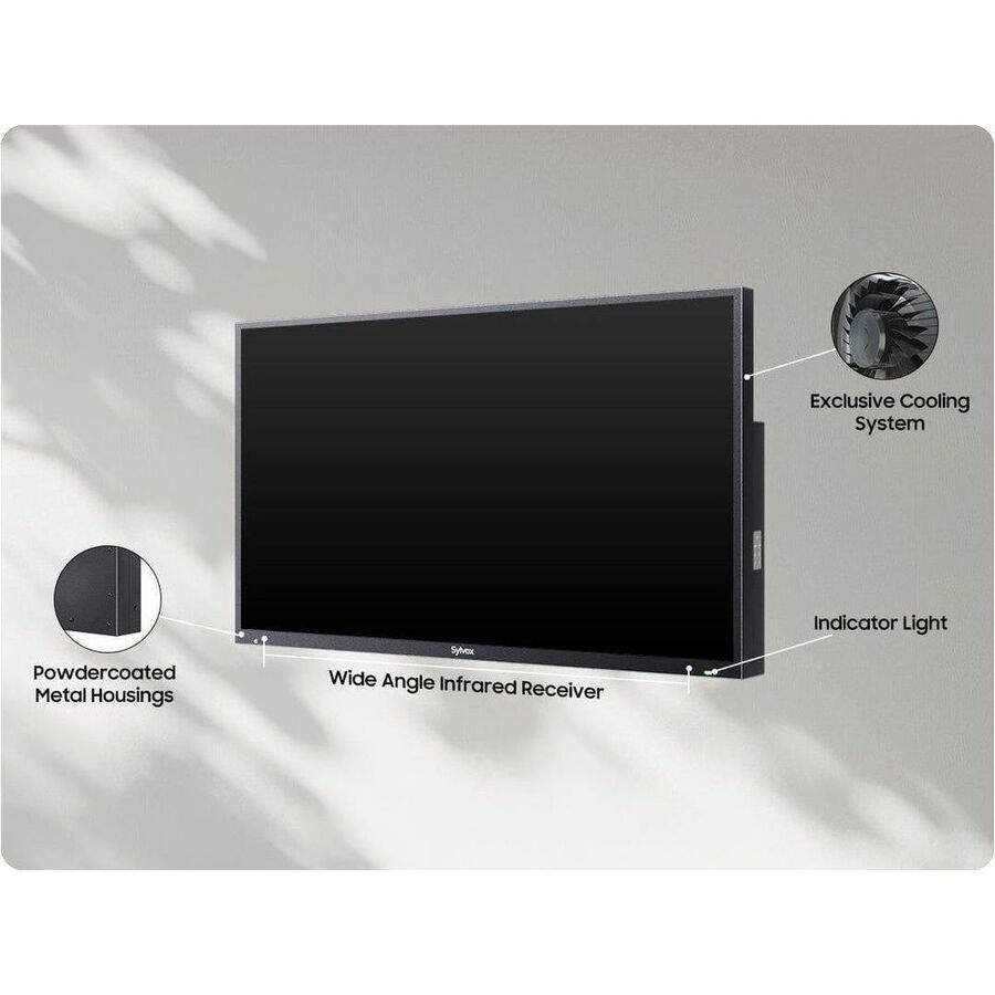 Alternate-Image2 Image for SYLVOX Deck Pro 2.0 OT43A2KHGD 43" Smart LED-LCD TV 2024 - 4K UHDTV - High Dynamic Range (HDR) - Black