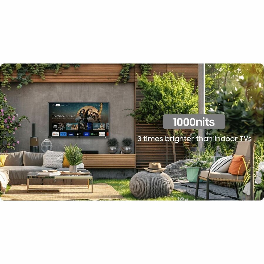 Alternate-Image6 Image for SYLVOX Deck Pro 2.0 OT43A2KHGD 43" Smart LED-LCD TV 2024 - 4K UHDTV - High Dynamic Range (HDR) - Black