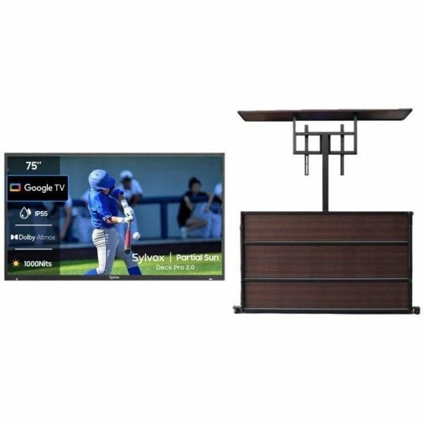 Alternate-Image9 Image for SYLVOX Deck Pro 2.0 OT75A2KHGD 75" Smart LED-LCD TV 2024 - 4K UHDTV - High Dynamic Range (HDR) - Black