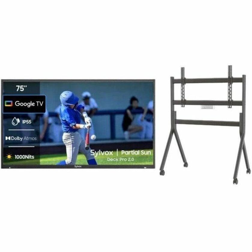 Alternate-Image7 Image for SYLVOX Deck Pro 2.0 OT75A2KHGD 75" Smart LED-LCD TV 2024 - 4K UHDTV - High Dynamic Range (HDR) - Black