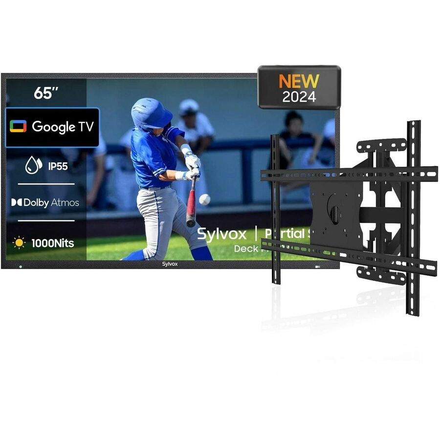 Alternate-Image4 Image for SYLVOX Deck Pro 2.0 OT75A2KHGD 75" Smart LED-LCD TV 2024 - 4K UHDTV - High Dynamic Range (HDR) - Black