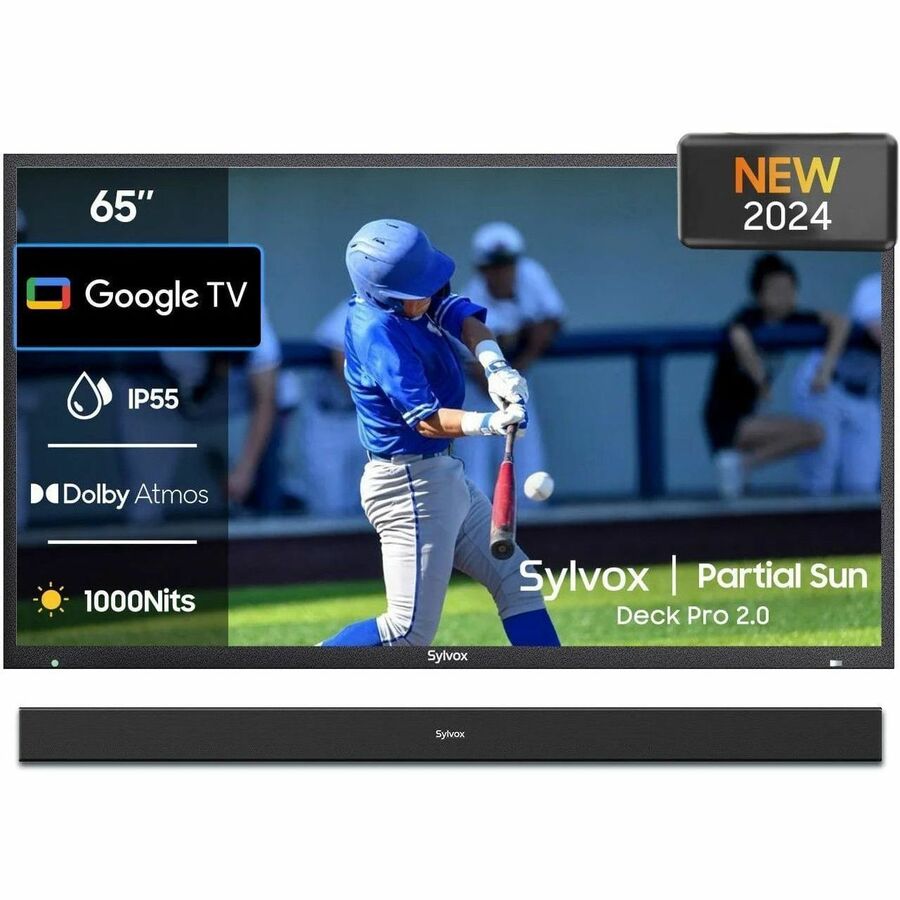 Alternate-Image3 Image for SYLVOX Deck Pro 2.0 OT75A2KHGD 75" Smart LED-LCD TV 2024 - 4K UHDTV - High Dynamic Range (HDR) - Black