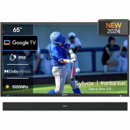 Alternate-Image3 Image for SYLVOX Deck Pro 2.0 OT75A2KHGD 75" Smart LED-LCD TV 2024 - 4K UHDTV - High Dynamic Range (HDR) - Black