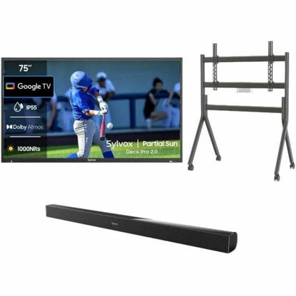 Alternate-Image6 Image for SYLVOX Deck Pro 2.0 OT75A2KHGD 75" Smart LED-LCD TV 2024 - 4K UHDTV - High Dynamic Range (HDR) - Black