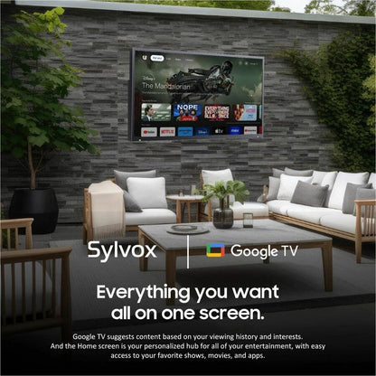 Alternate-Image1 Image for SYLVOX Deck Pro 2.0 OT75A2KHGD 75" Smart LED-LCD TV 2024 - 4K UHDTV - High Dynamic Range (HDR) - Black