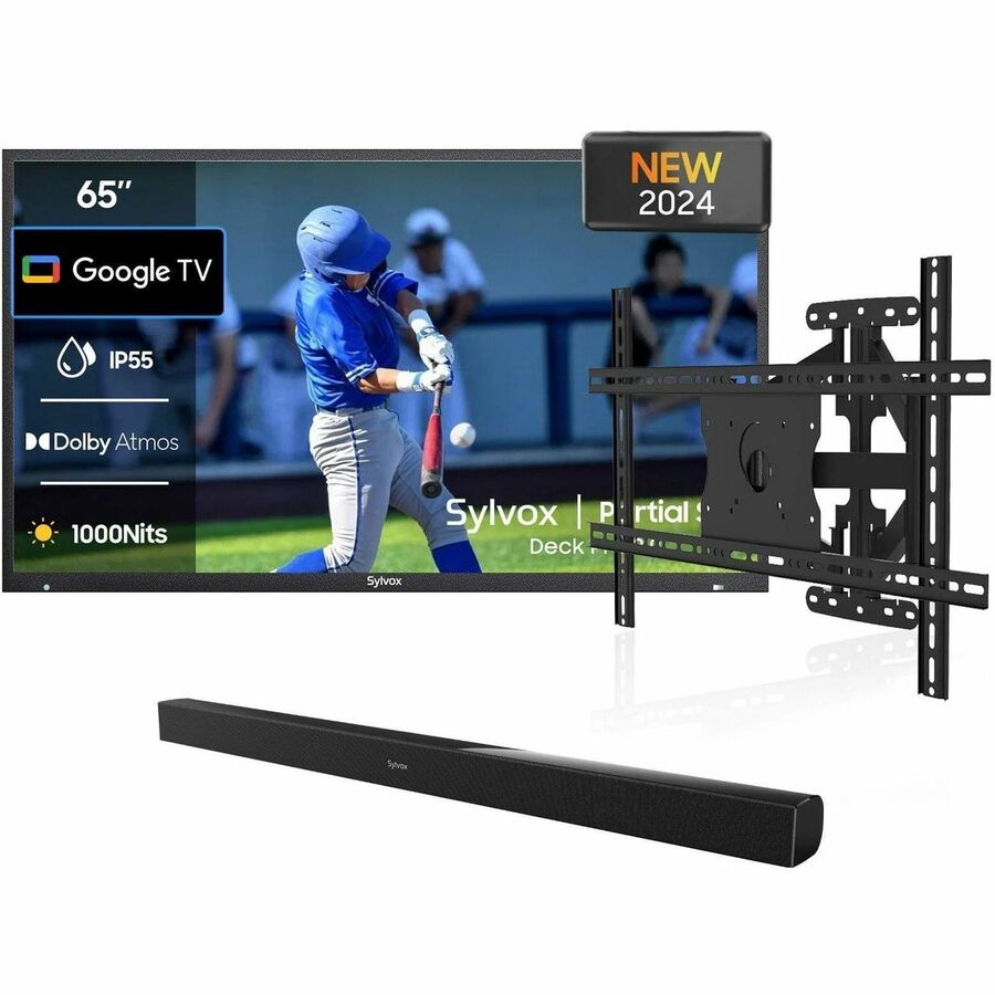 Alternate-Image5 Image for SYLVOX Deck Pro 2.0 OT75A2KHGD 75" Smart LED-LCD TV 2024 - 4K UHDTV - High Dynamic Range (HDR) - Black