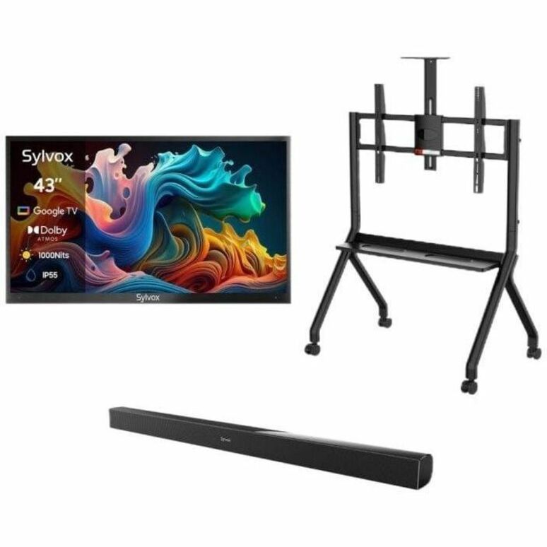 Alternate-Image7 Image for SYLVOX Deck Pro QLED 2.0 OQ43A2KHGD 43" Smart LED-LCD TV 2024 - 4K UHDTV - High Dynamic Range (HDR)
