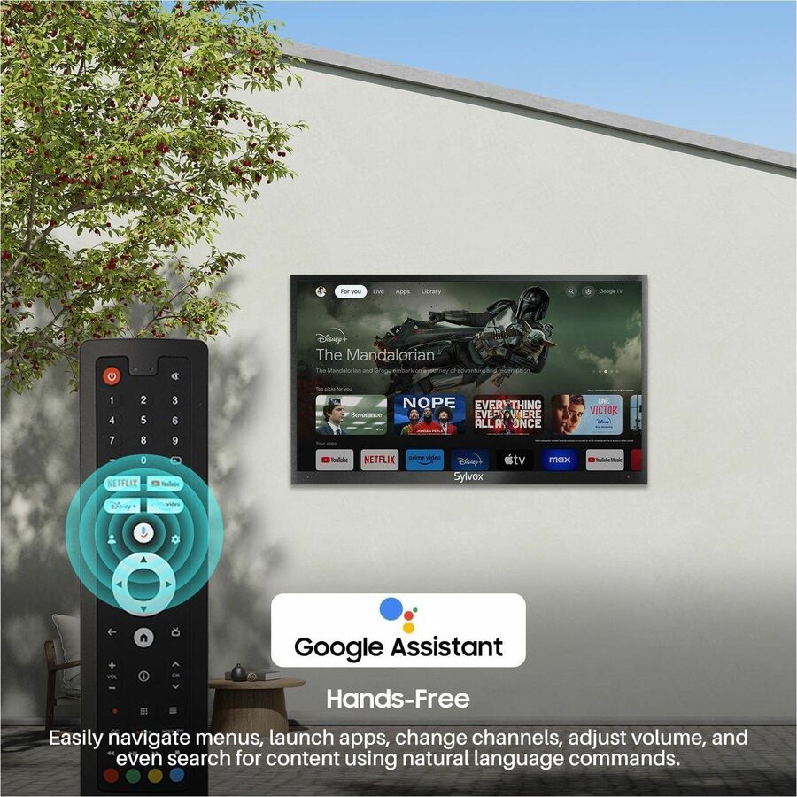 Alternate-Image1 Image for SYLVOX Deck Pro QLED 2.0 OQ43A2KHGD 43" Smart LED-LCD TV 2024 - 4K UHDTV - High Dynamic Range (HDR)