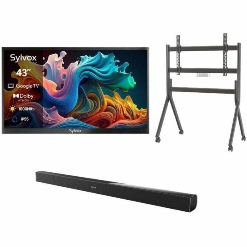 Alternate-Image8 Image for SYLVOX Deck Pro QLED 2.0 OQ43A2KHGD 43" Smart LED-LCD TV 2024 - 4K UHDTV - High Dynamic Range (HDR)