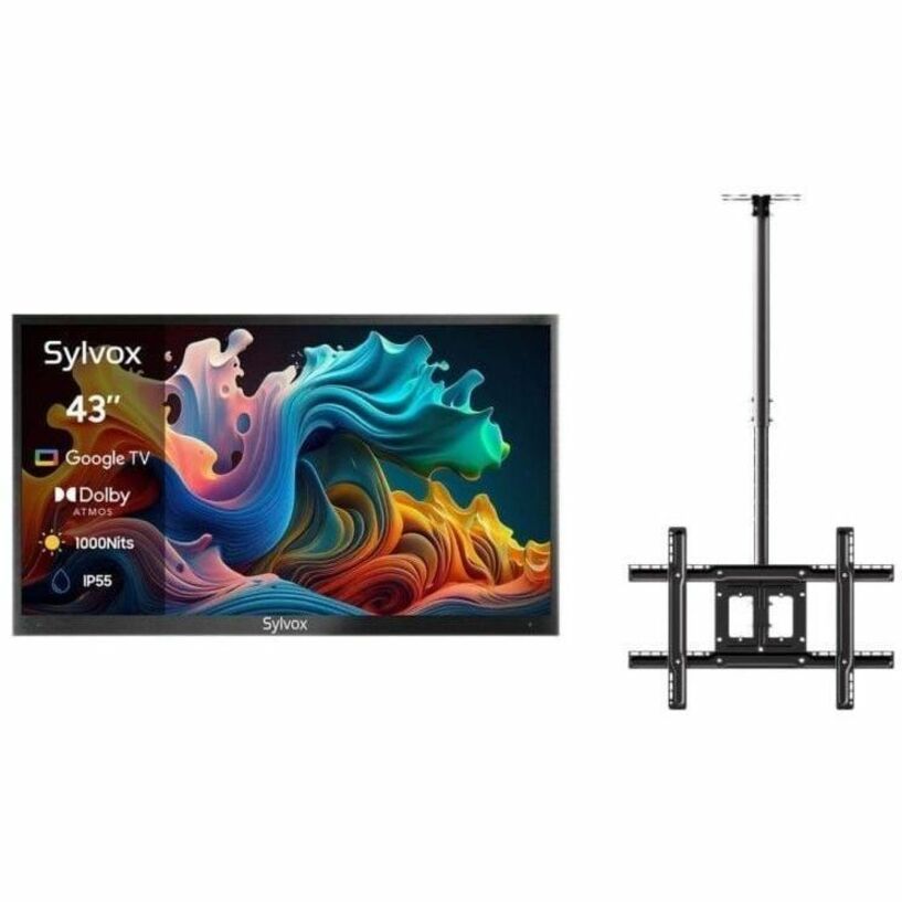 Alternate-Image5 Image for SYLVOX Deck Pro QLED 2.0 OQ43A2KHGD 43" Smart LED-LCD TV 2024 - 4K UHDTV - High Dynamic Range (HDR)