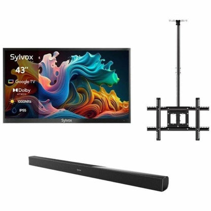 Alternate-Image4 Image for SYLVOX Deck Pro QLED 2.0 OQ43A2KHGD 43" Smart LED-LCD TV 2024 - 4K UHDTV - High Dynamic Range (HDR)