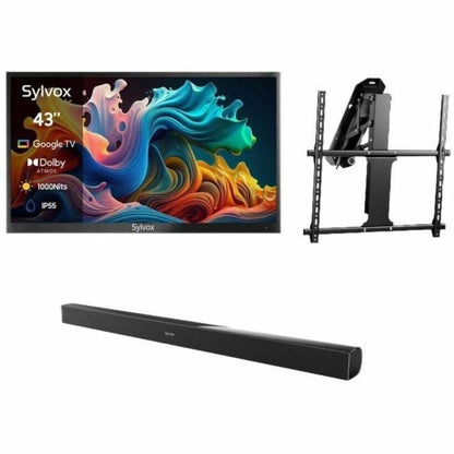 Alternate-Image6 Image for SYLVOX Deck Pro QLED 2.0 OQ43A2KHGD 43" Smart LED-LCD TV 2024 - 4K UHDTV - High Dynamic Range (HDR)