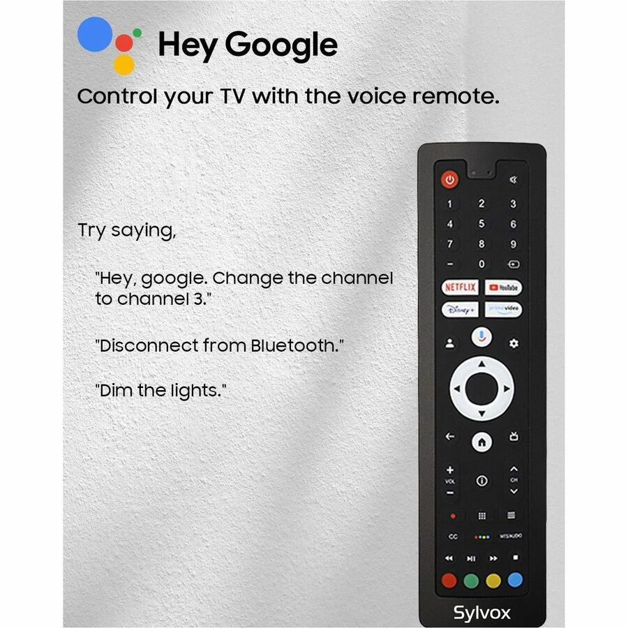 Alternate-Image6 Image for SYLVOX Full Sun OQ55A2KHGF 55" Smart LED-LCD TV 2024 - 4K UHDTV - High Dynamic Range (HDR)