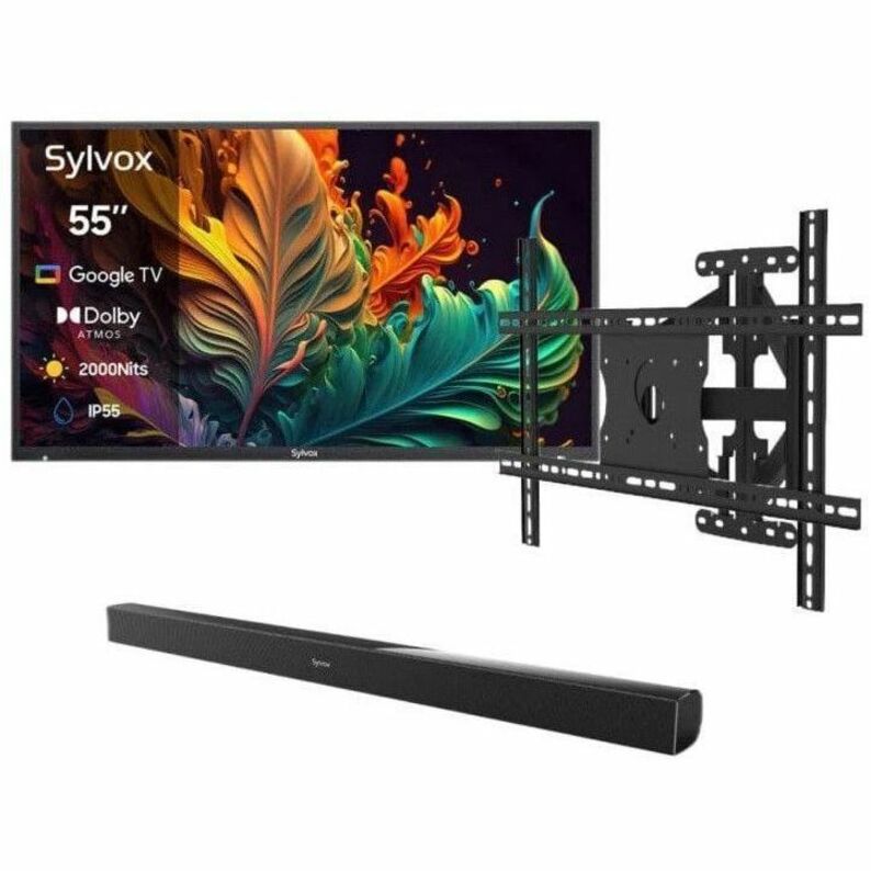 Alternate-Image1 Image for SYLVOX Full Sun OQ55A2KHGF 55" Smart LED-LCD TV 2024 - 4K UHDTV - High Dynamic Range (HDR)