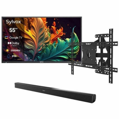 Alternate-Image1 Image for SYLVOX Full Sun OQ55A2KHGF 55" Smart LED-LCD TV 2024 - 4K UHDTV - High Dynamic Range (HDR)